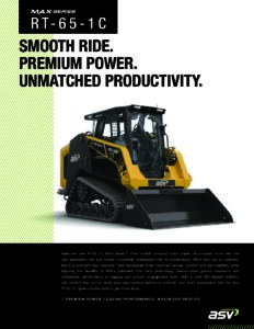 ASV RT65-1C POWERED BY YANMAR