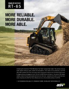 ASV RT65 POWERED BY YANMAR