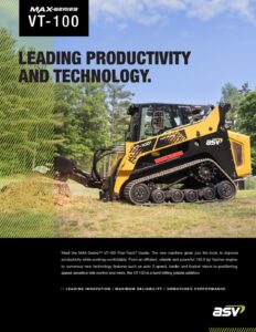 ASV VT100 POWERED BY YANMAR